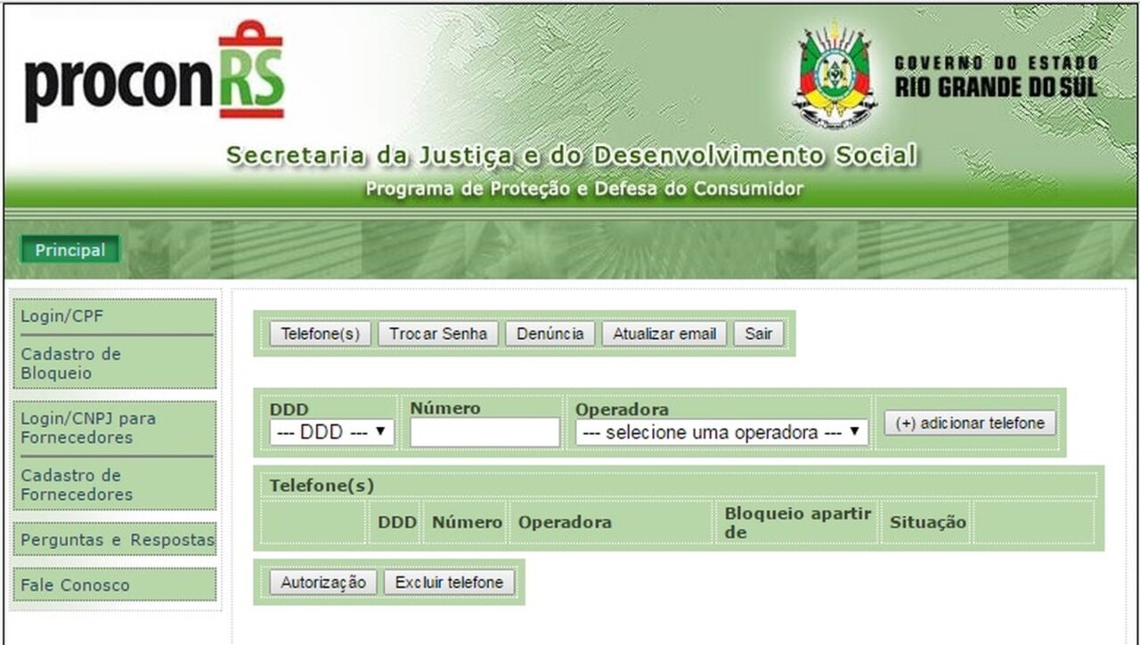 bloqueio