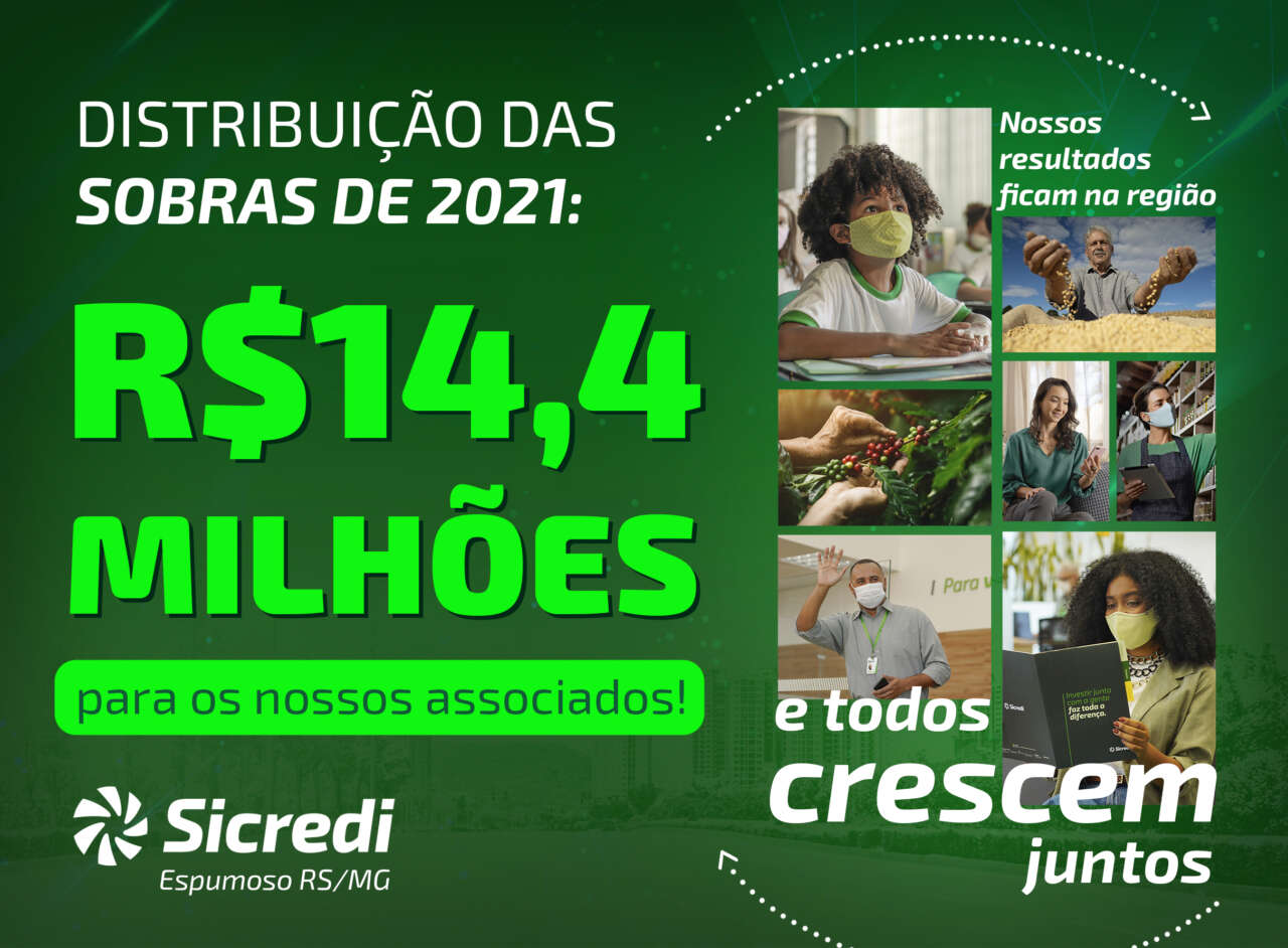 Card Distribuição das Sobras