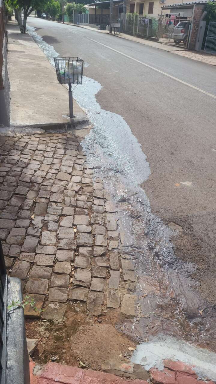 água corrente