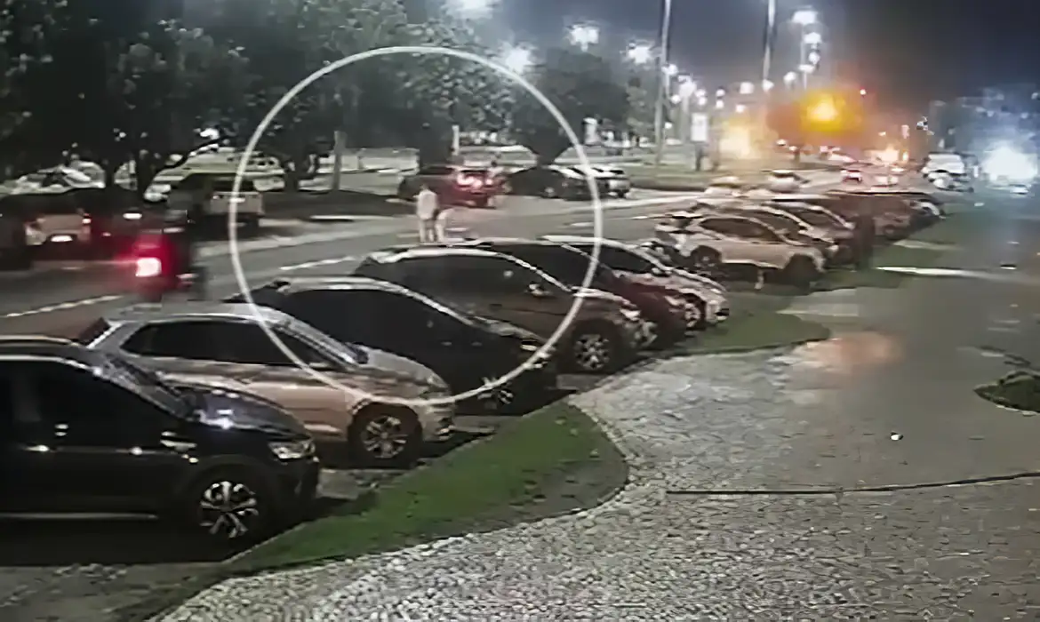 Foto: Reprodução Câmera de segurança Rio de Janeiro