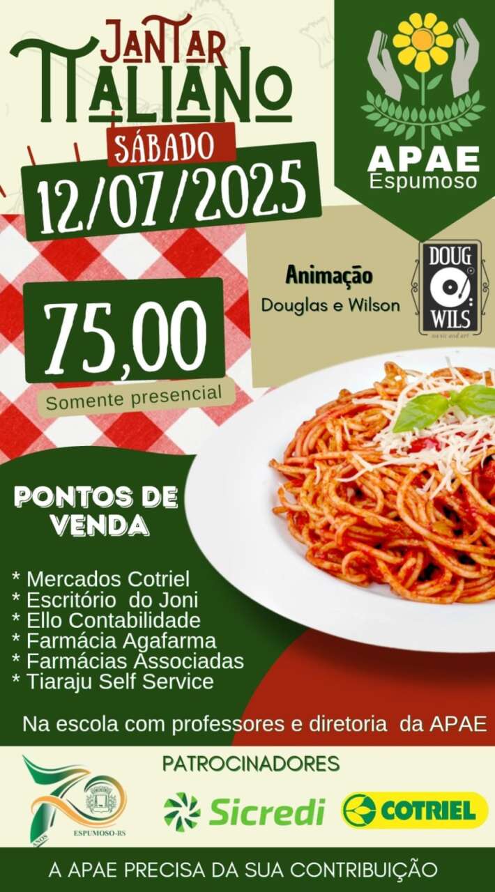 jantar italiano apae1