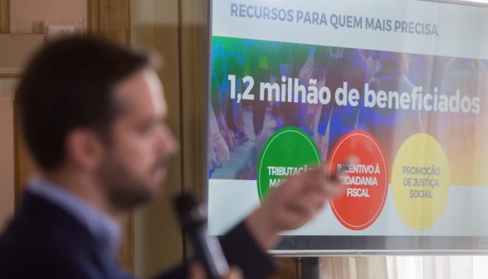 Devolve ICMS vai alcançar mais de 10% da população gaúcha, disse Leite - Foto: Felipe Dalla Valle / Palácio Piratini