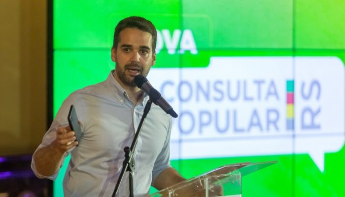 Leite disse que cabe aos eleitos criar canais, a partir do que a tecnologia proporciona, para viabilizar a participação - Foto: Gustavo Mansur/Palácio Piratini