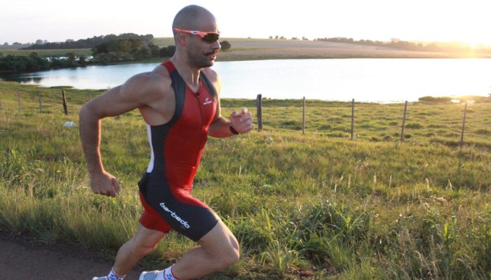 Felipe Castaman durante o treino da última quarta-feira.