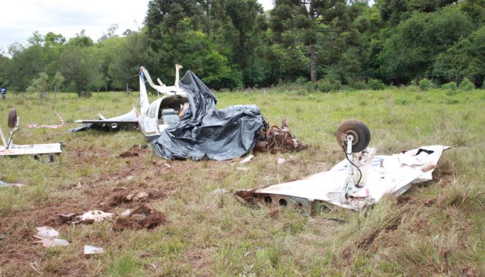 Excesso de peso pode ser causa da trágica queda de avião em Espumoso