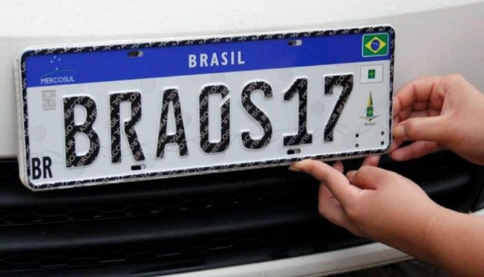 Placa mercosul