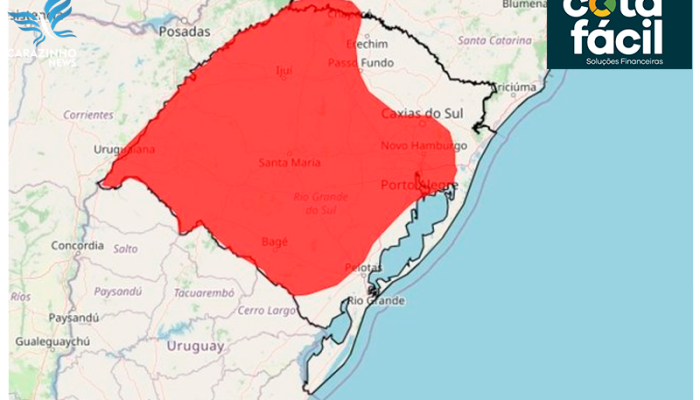 Foto: Reprodução Inmet