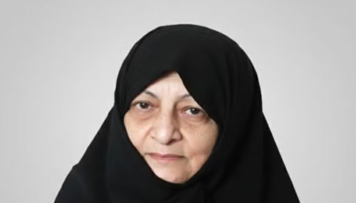 Mansoureh Khojasteh, esposa do falecido aiatolá Ali Khamenei. — Foto: Reprodução