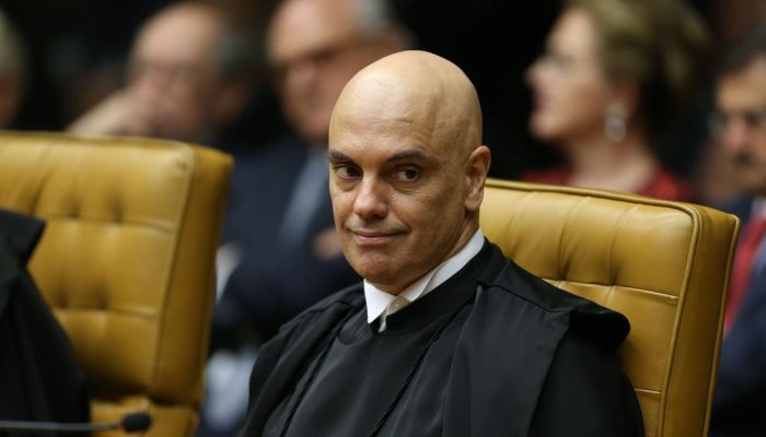 O ministro do STF  Alexandre de Moraes durante solenidade de posse do novo presidente do Supremo Tribunal Federal (STF), ministro Dias Toffoli.
