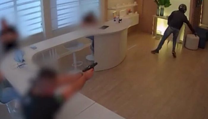 Foto: Reprodução/Câmera de segurança