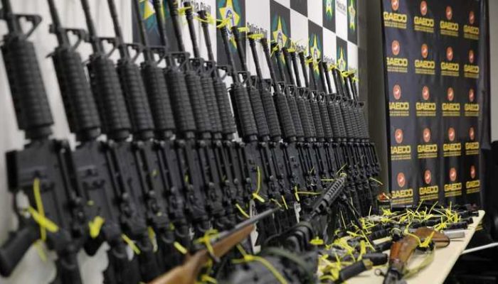 Marcações em munições de armas de fogo ajudam na localização de material contrabandeado | Reprodução.