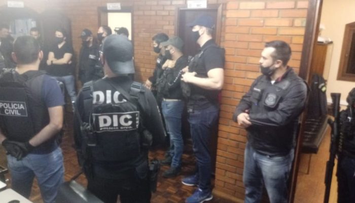 Polícia Civil de SC deflagrou operação contra desvio de cargas e cumpre mandados no RS — Foto: Polícia Civil/Divulgação